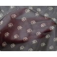 thumbnail image 4 of oneOone Silk Tabby Fabric Elephant Block Print Fabric BTY 42 Inch Wide, 4 of 4