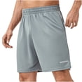 thumbnail image 1 of Mens Shorts, Mens Casual Solid Color Casual Drawstring Pockets Elastic Sports Shorts, 1 of 8