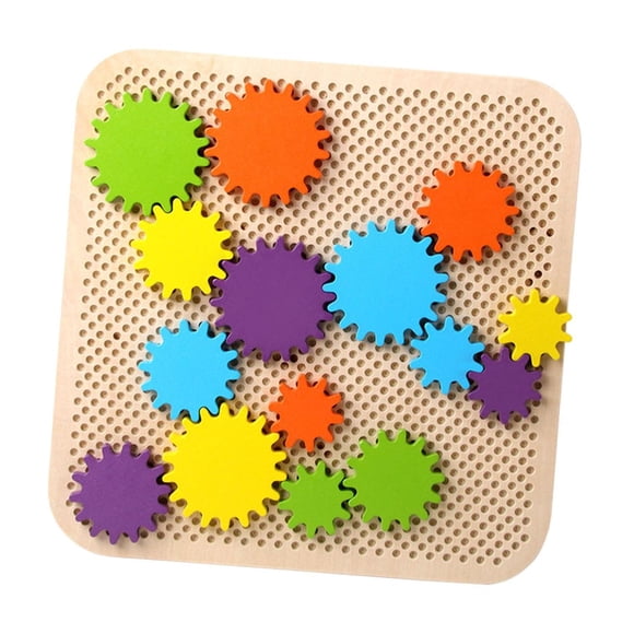 CUITING Children Gear s Gear Game Wooden Toy for Girls Boys Children Kids