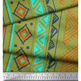 thumbnail image 2 of Soimoi Tissu en Rayonne Imprimé Géométrique Aztèque 1 Yard 56 Pouces de Large, 2 of 3