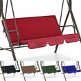 thumbnail image 3 of Housse de Chaise Balançoire Imperméable Pliable Coussin Patio Jardin Cour Extérieur Siège de Remplacement (Beige), 3 of 8
