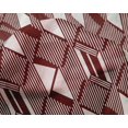 thumbnail image 4 of oneOone Silk Tabby Fabric Parallelogram & Triangle Geometric Print Fabric By The Yard 42 Inch Wide, 4 of 4