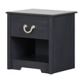 thumbnail image 2 of South Shore Navali 1-Drawer Nightstand - End Table with Storage for Child, in Blueberry, 2 of 10