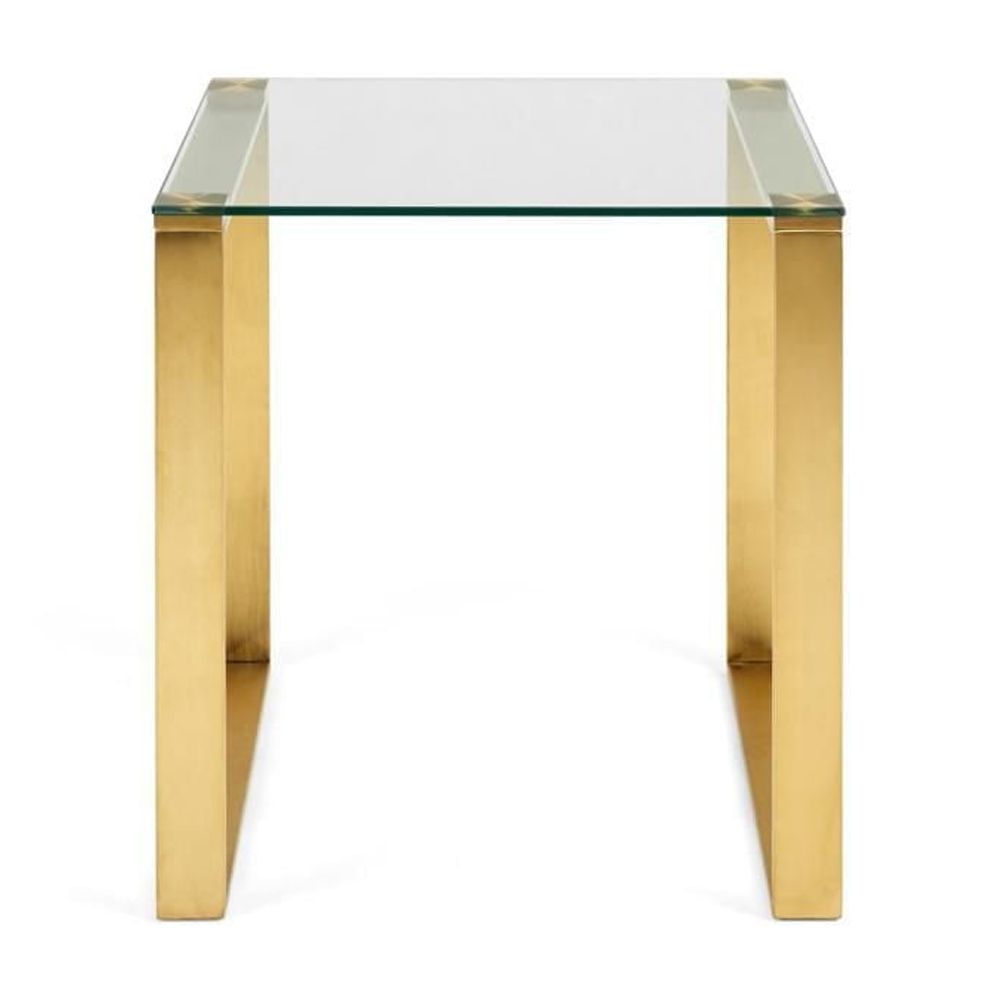 Home Gear End table Gold Base
