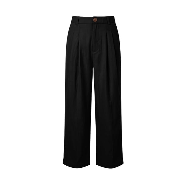 black capri pants high waisted