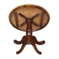thumbnail image 3 of International Concepts 36" Round Dining Table in Cinnamon / Espresso, 3 of 7