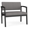 thumbnail image 1 of Lenox Steel Reception Waiting Bariatric Chair / Black Steel / Light Gray, 1 of 5
