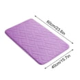 thumbnail image 2 of Thickened Absorbent Floor Mat | Non-Slip Bathroom Rug & Kitchen Mat | Soft Foam Fleece for Indoor Use | 40x60cm Size for Home, Bedroom, and Living Room, 2 of 6