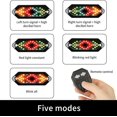 thumbnail image 4 of E Scooter Turn Signal,Remote Control Electric Scooter LED Blinker/Tail Light Compatible with Max G30/Ninebot/Segway Series Electric Scooter, Adjustab, 4 of 5