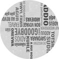 thumbnail image 1 of Ahgly Tapis Rond Lavable en Machine Intérieur Transitionnel Gris Platine, 3 Pieds Rond, 1 of 7