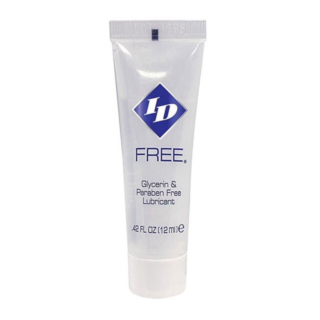 ID Free Hypoallergenic Water Based Personal Lubricant, Glycerin & Paraben Free, 12 ml (Tube)