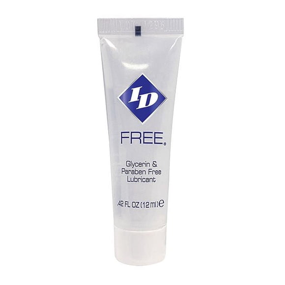 ID Free Hypoallergenic Water Based Personal Lubricant, Glycerin & Paraben Free, 12 ml (Tube)