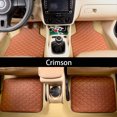 thumbnail image 2 of Maytalsory 4 Pcs Tapis de Sol pour Voiture Doublure Automobile Tapis de Pied Lavable Réutilisable Marron, 2 of 6