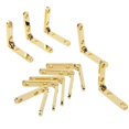 thumbnail image 4 of 10Pcs/Bag 90 Degree Hinges Zinc Alloy Spring Hinge for Wooden Box Jewellery Case, 4 of 4