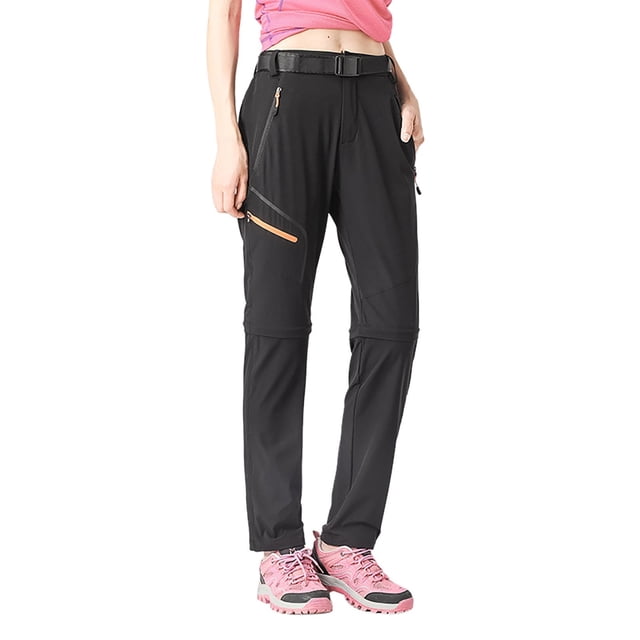 Pantalon de Randonnée Unisexe Convertible - Jambes Détachables, Extensible en Nylon, Séchage Rapide - Été Plein Air (M-TTTTG)