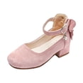 thumbnail image 1 of Kcodviy Children Shoes Thick High Size 4 Toddler Girl Sandals Heel Sandals able Diamond Jelly Sandals for Girls Size 4 Bow Small High Heel Toddler 10 Shoes Girls Princess Sandals, 1 of 6