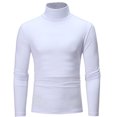 thumbnail image 1 of Chemisier à Manches pour Homme Ajusté Chemise Habillée pour Homme Ajustée sous-Couche Uni Extensible à Boutons Chemises à Manches Courtes pour Homme Haut Col Roulé Longue Chemise Habillée Colorée Coupe Athlétique pour Homme Chemisier pour Homme, 1 of 6