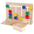 thumbnail image 1 of facefd Kids Wooden Four-Color Game Color Matching Board Toy Early Childhood Education Learning Toys, 1 of 6
