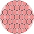 thumbnail image 1 of Ahgly Company Tapis d'Intérieur Lavables à la Machine, Carrés, Transitionnels, Rouges, 3 Pi Carrés, 1 of 7