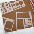 thumbnail image 1 of Plastic Planner Stencils Journal Notebook Diary Scrapbook DIY Drawing Template, Czzoypi Plastic Planner Stencils Journal Notebook, 1 of 7