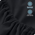 thumbnail image 4 of Bare Home Drap-Housse - Poche Extra Profonde de 22 Pouces - Premium 1800 Collection - Très Grand Simple, Noir, 4 of 7