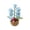 BU, variant on RKSTN Woven Potted Plants Lily of The Valley Flower Night Light Woolen Braided Potted Plants White Kitchen Gadgets