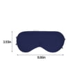 thumbnail image 3 of FSTDelivery Satin Both Sides Sleep Eye Mask - 1Pcs Silk Like Sleeping Masks Warm And Cool Double-Sided Available Blindfold Eye Mask Lightweight Night Eyeshade, Christmas Birthday Gifts for Women, 3 of 8