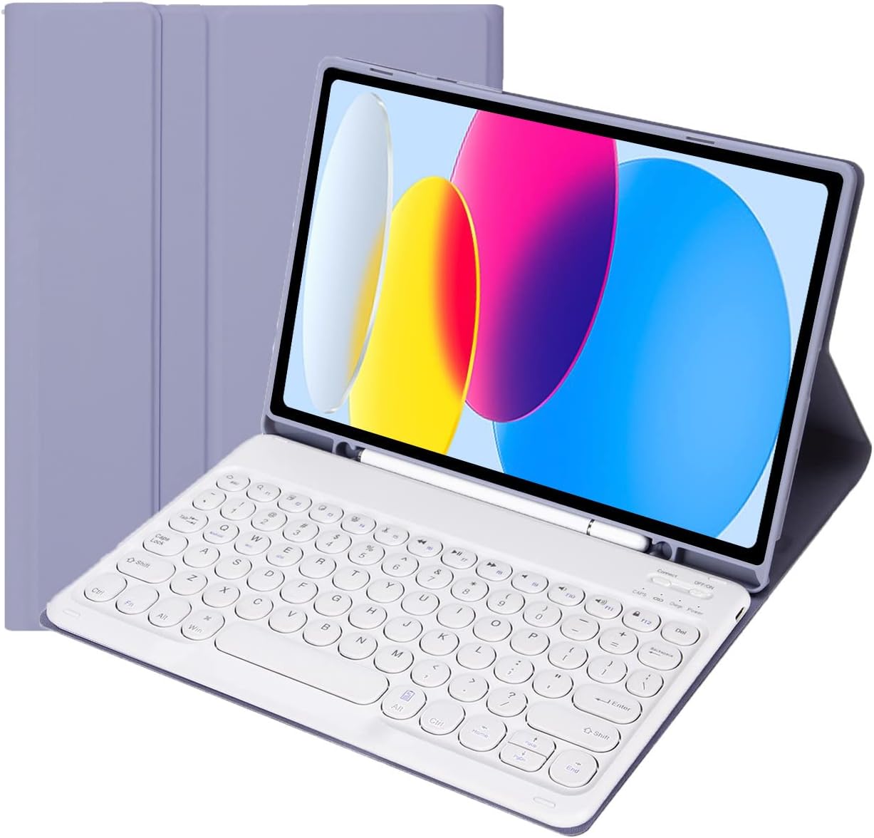 MYKOMI Keyboard Case for Samsung Galaxy Tab S9 2023 11 inch SM-X710/X716B/X718U, Detachable Bluetooth Keyboard with Pencil Holder
