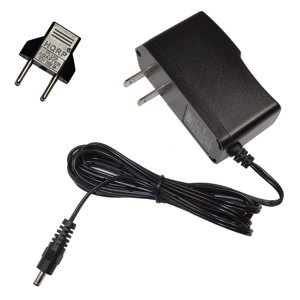 HQRP AC Adapter for Summer Infant 28460 Best View, 28510 Complete Coverage Plus, 28040 Complete Coverage, 02230 Peek Plus, 28600 Travel Power Pack Handheld Baby Video Monitor + Euro Plug Adapter