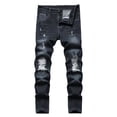 thumbnail image 1 of Boys' Elastic Waist Jeans - Summer Trousers, Pocket Design, Hip Hop Style, 1 of 7