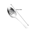 thumbnail image 3 of AKEGAMN Tableware Engraved Spoon Best Present For Husband Madam Family And Friends Tableware Printing Stainless Steel Spoon, 3 of 5