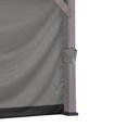 thumbnail image 4 of Sunjoy Replacement Curtains for 13 ft. × 15 ft. Gazebos,  Grey, 4 of 5