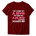 thumbnail image 5 of Pompotops Mode Femmes Tops Funny Printe CasualFit Tee Shirts Blouse Chemise Imprimée, 5 of 5
