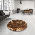 thumbnail image 4 of Ahgly Tapis Rectangulaire Lavable en Machine Intérieur Rouge Nuit, 5 Pieds x 7 Pieds, 4 of 7