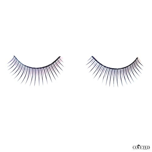 Coveted Cosmetics False Eyelashes Natural Feather Hand Made Human Hair Fake Falsies Lashes (1 Pair, Muse)