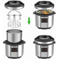 thumbnail image 2 of 2025 Nouveau Accessoire Instant Pot Cuiseur Vapeur avec Cuiseur Vapeur, 2 of 4