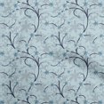 thumbnail image 1 of oneOone Tissu Flex Coton Bleu Moyen Floral Rétro Matériel de Robe Tissu Imprimé Tissu au Mètre 40 Pouces de Large, 1 of 5