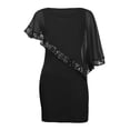 thumbnail image 1 of 2025 Femmes Grande Taille Froid Robes Formelles Grande Taille pour Femmes Superposition d'Épaule Robe Asymétrique Chiffontail Sans Bretelles Paillettes, 1 of 7