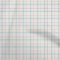 thumbnail image 1 of oneOone Polyester Spandex Light Blue Fabric Check Fabric For Sewing Printed Craft Fabric By The Yard 56 Inch Wide, 1 of 4