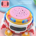 thumbnail image 4 of Baby Musical Drum Toy, 360  Rotation Music Light Projection Multifunctional Educational Kid Drum Percussion Toy For Baby Toddlers, 4 of 8