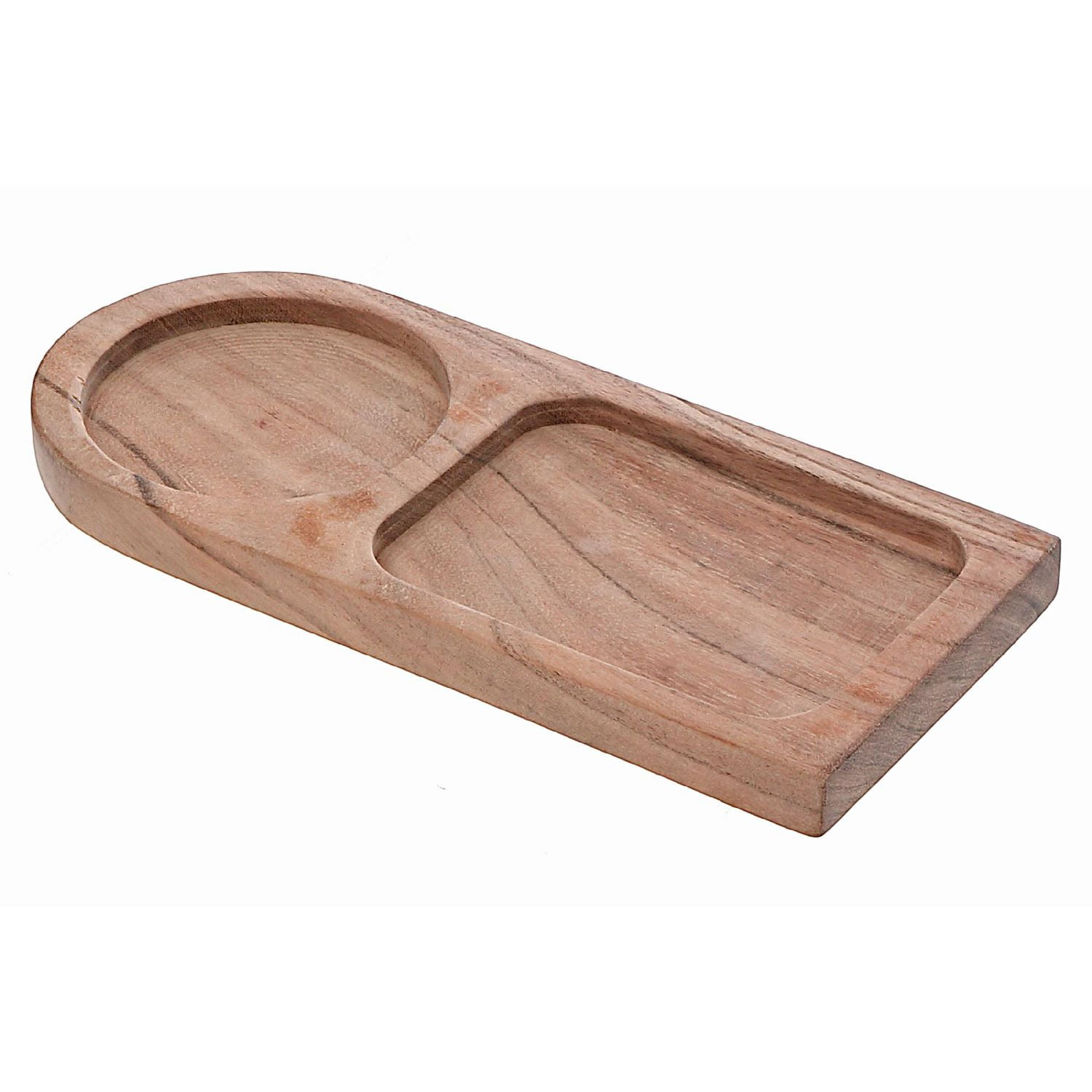 IH Casa Decor Acacia Wood 2 Section De Portion Plateau