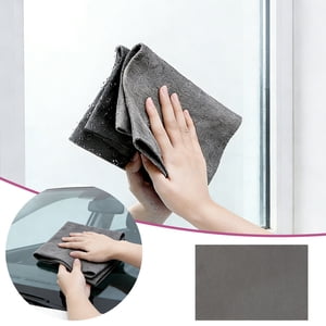 Thickened Microfiber Cleaning Cloth for Streak-Free Wiping and Reusable Wipes for Glass Windows Metal Leather and Home