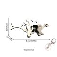 thumbnail image 3 of Up to 65% Off 3d Three-dimensional Metal Stainless Steel Model Mechanical Dinosaur Keychain Necklace Rings Earring Jewelry on Clearance, 3 of 3