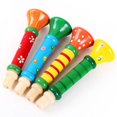 thumbnail image 1 of RXIRUCGD Jouets Trompette à Klaxon en Bois Multicolore pour Bébés et Enfants Instruments de Musique Jouets, 1 of 3
