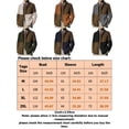 thumbnail image 2 of MAWCLOS Mens Outwear Open Front Cardigan Sweater Long Sleeve Sweaters Knitted Outdoor Color Block Cardigans Black M, 2 of 6