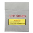 thumbnail image 1 of MasteelfCA 18x23cm RC LiPo Li-Po Battery Fireproof Safety Guard Charge Bag Sack Protective Storage Bag Pouch (Silver), 1 of 8