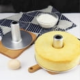 thumbnail image 4 of 3Pcs/Set Hollow Chiffon Cake Angel Food Baking Mould 4/5/7 In DIY 5 inch, 4 of 8