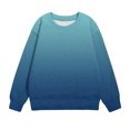 thumbnail image 3 of Yuyuzo Chandails en Molleton pour Filles Col Rond Manches Longues Décontracté Confortable Bloc de Couleur Pull d'Automne, 3 of 4