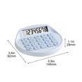 thumbnail image 3 of LSLJS Calculatrices Standard de Base Mini Calculatrice de Bureau Numérique avec Écran LCD à 8 Chiffres - Calculatrice Format de Poche pour la Maison l'École pour Enfants, Calculatrice, 3 of 9