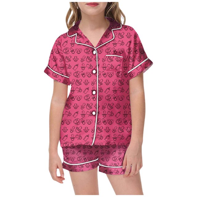 Luvoko Child Kid DIY Hand Painted Homewear Set Colouring Pajama Sets For And Girl Can Play With And